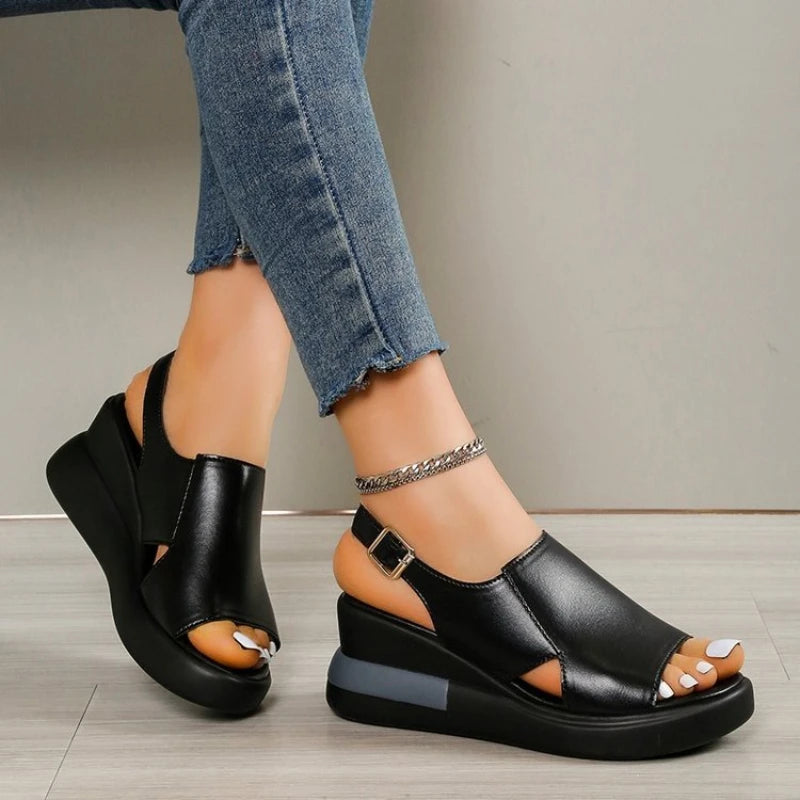 ¡Sandalias de plataforma PasComfort!