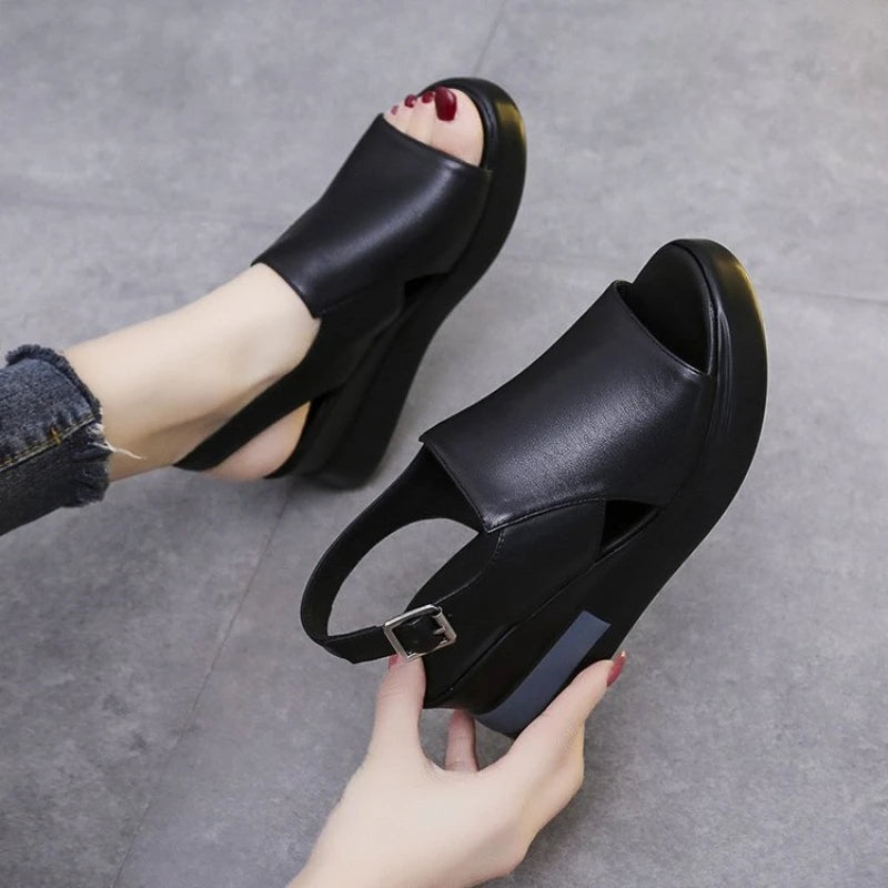 ¡Sandalias de plataforma PasComfort!